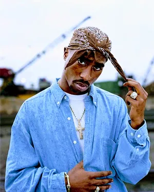 Tupac Shakur Bandana Style Wallpaper