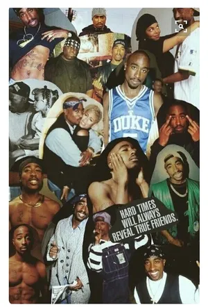 Tupac Shakur Collage Memories Wallpaper