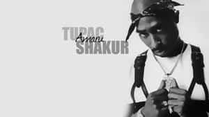 Tupac Shakur Iconic Aesthetic Wallpaper