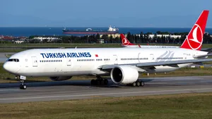 Turkish Airlines Airplane At Istanbul Airport Wallpaper