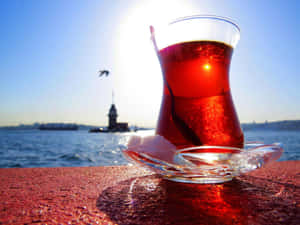 Turkish Teabythe Bosphorus Wallpaper