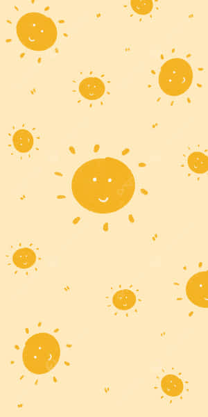 Turn Up The Cuteness With Kawaii Yellow Wallpaper