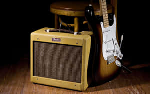 Turn Up The Volume And Rock Out With This Iconic Guitar Amp Wallpaper