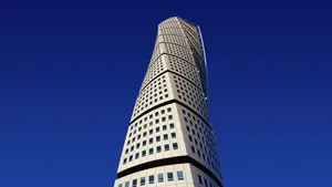 Turning Torso Dark Blue Sky Wallpaper