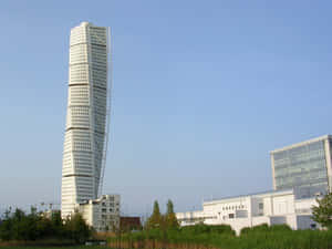 Turning Torso Large Building Wallpaper