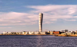 Turning Torso Pink Clouds Wallpaper