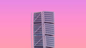 Turning Torso Pink Sky Wallpaper