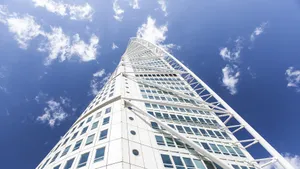 Turning Torso White Building Wallpaper