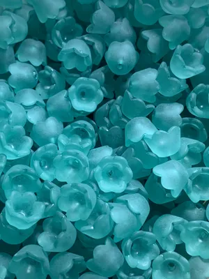 Turquoise Green Abstract Art Wallpaper Wallpaper