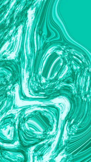 Turquoise Marbleized Texture Wallpaper