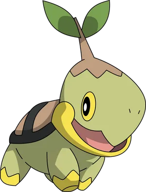 Turtwig Smiling Hd Wallpaper