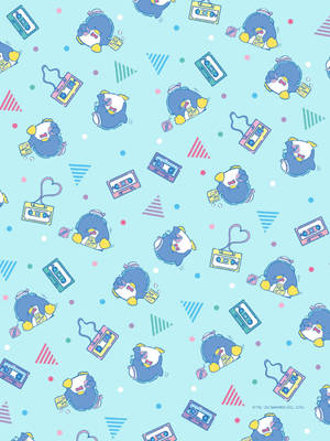 Tuxedo Sam Music Aesthetic Pattern Wallpaper