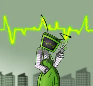 Tv Head Heart Rate Wallpaper