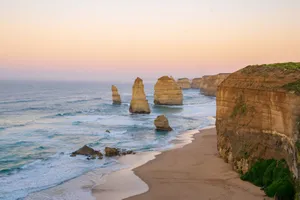 Twelve Apostles In Great Ocean Road Australia During Nightfall Wallpaper