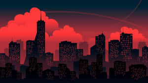 Twilight Cityscape Urban Fantasy Art Wallpaper