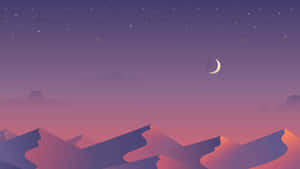 Twilight Dunes Aesthetic H D Wallpaper