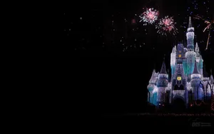 Twilight Enchantment At Disney Castle Wallpaper