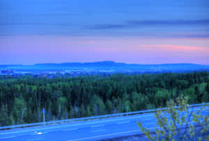 Twilight Over Thunder Bay Wallpaper