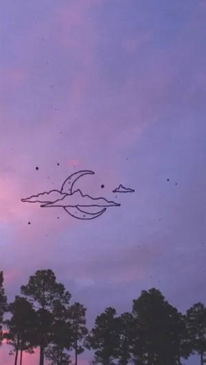 Twilight Sky Aesthetic Wallpaper Wallpaper