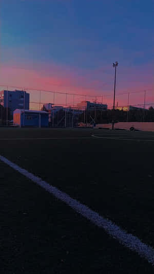 Twilight Soccer Field.jpg Wallpaper
