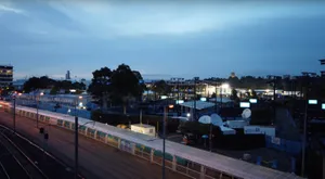 Twilight View Melbourne Cricket Ground Environs Wallpaper