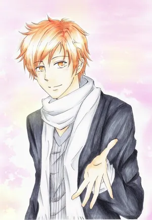 Twin Charm - Kaoru Hitachiin In A Casual Pose Wallpaper