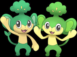 Twin Pansage Hd Wallpaper