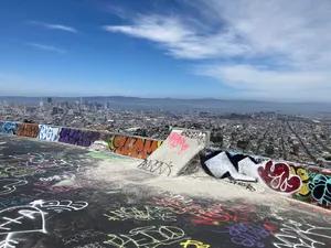 Twin Peaks Graffiti Overlook San Francisco Wallpaper