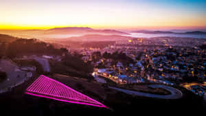 Twin Peaks Sunset View San Francisco Wallpaper