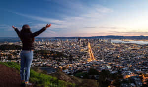 Twin Peaks Viewpoint San Francisco Wallpaper