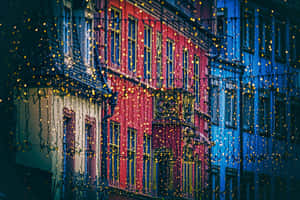 Twinkling_ Facades_ Christmas_ Lights.jpg Wallpaper