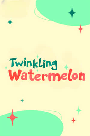 Twinkling Watermelon Graphic Wallpaper