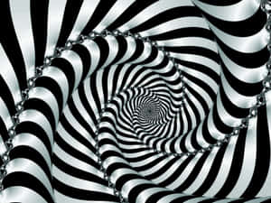 Twisted Checkerboard Optical Illusion Wallpaper