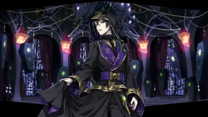 Twisted Wonderland Characterin Enchanted Forest Wallpaper