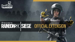 Twitch Operator In Action On Rainbow Six Siege Wallpaper