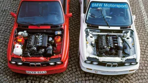 Two Bmw M Car Parked Wallpaper