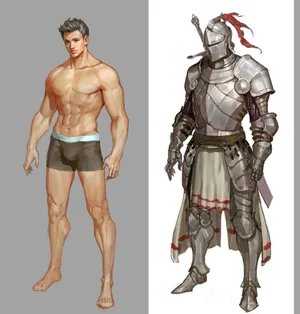 Two Characters In A Fantasy Game Union Through A Dynamic Animation Wallpaper