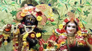 Two Dark Krishnas Wallpaper