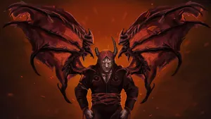 Two Demons Clash In Fierce Battle Over The Fate Of The Universe Wallpaper