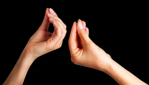 Two Hand Negligible Gesture Wallpaper