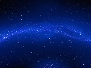 Two Large Blue Stars Bursting On A Dark Background Wallpaper
