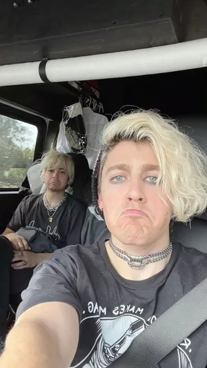 Two People Car Selfie Wallpaper