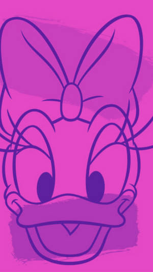 Two-toned Daisy Duck Wallpaper