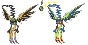 Two Unique Sigilyph Graphics Wallpaper