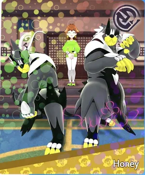 Two Urshifu At Dojo With Anime Girl Wallpaper