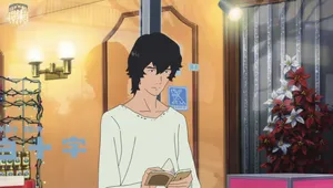 Two Wolf Children Bravely Playing Outdoors Wallpaper