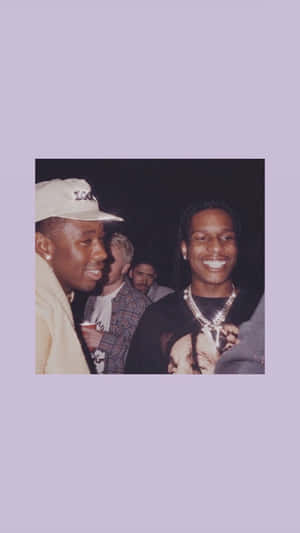 Two Young Music Legends - Asap Rocky And Tyler Wallpaper