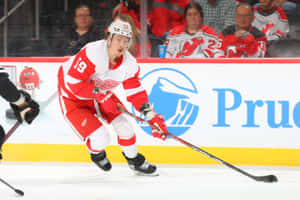 Tyler Bertuzzi In Action On The Ice Wallpaper