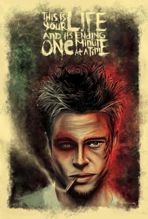 Tyler Durden Life Quote Artwork Wallpaper