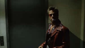 Tyler Durden Red Jacket Wallpaper